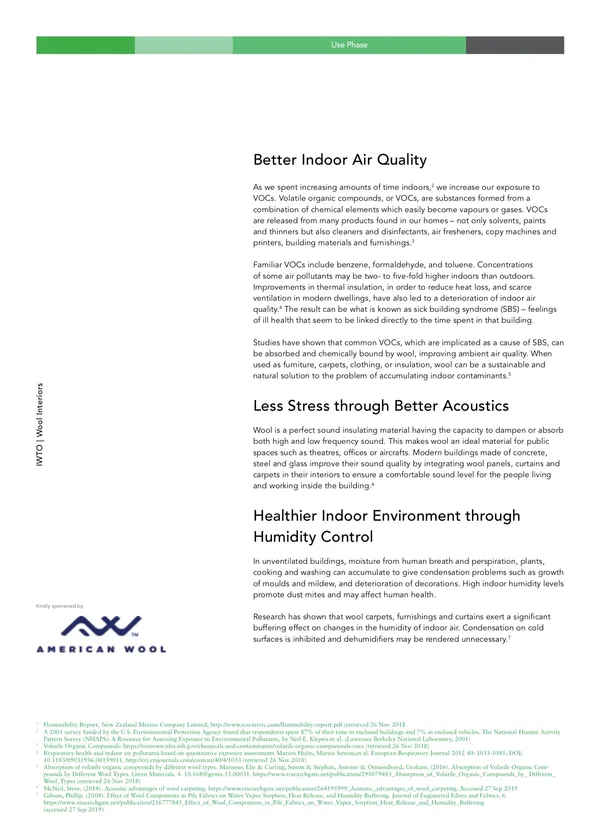 An informative flyer detailing indoor air quality, haze stress, and noise pollution.